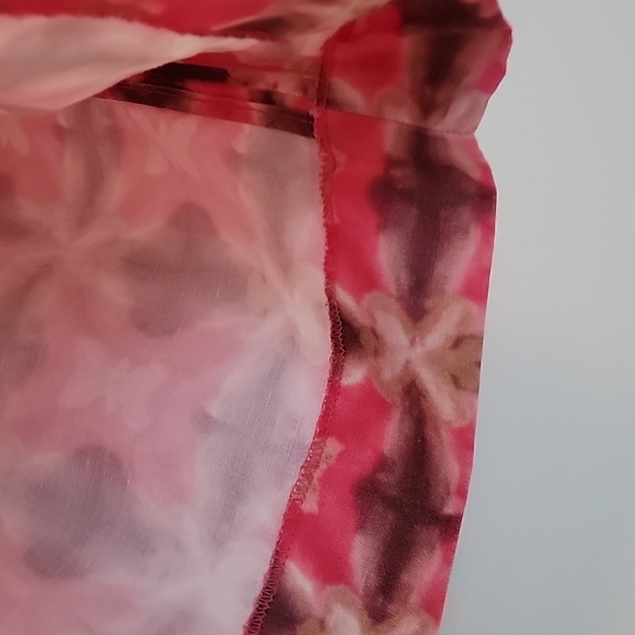 J Crew Wednesday Tie Dye Mini Skirt Ikat Print Pull On Silk Linen - Picture 6 of 13